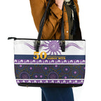 Storm NAIDOC Week Leather Tote Bag Aboriginal Torres Strait Islanders Vibe