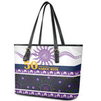 Storm NAIDOC Week Leather Tote Bag Aboriginal Torres Strait Islanders Vibe