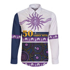Storm NAIDOC Week Personalised Long Sleeve Button Shirt Aboriginal Torres Strait Islanders Vibe