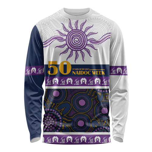 Storm NAIDOC Week Personalised Long Sleeve Shirt Aboriginal Torres Strait Islanders Vibe