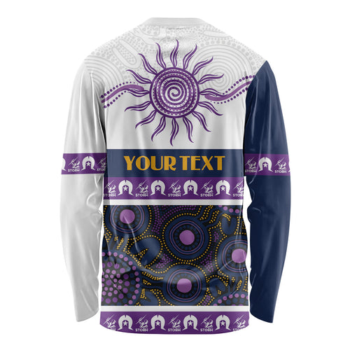 Storm NAIDOC Week Personalised Long Sleeve Shirt Aboriginal Torres Strait Islanders Vibe