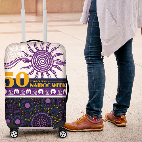 Storm NAIDOC Week Luggage Cover Aboriginal Torres Strait Islanders Vibe