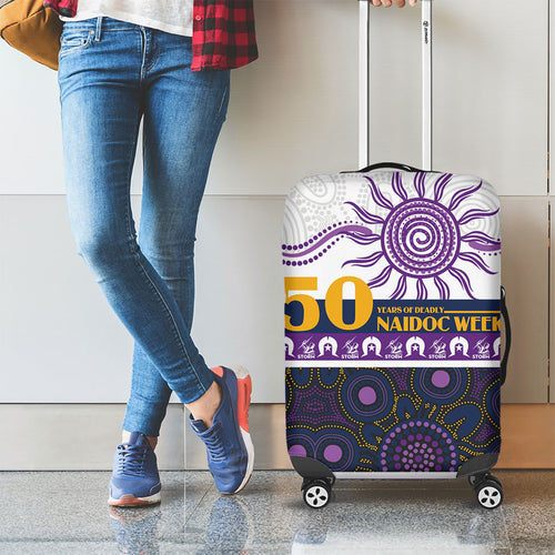 Storm NAIDOC Week Luggage Cover Aboriginal Torres Strait Islanders Vibe