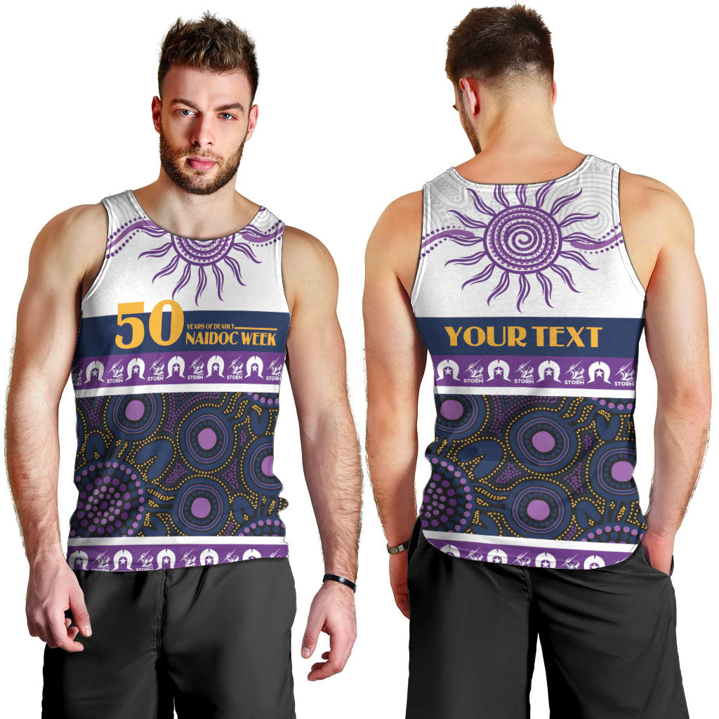 Storm NAIDOC Week Personalised Men Tank Top Aboriginal Torres Strait Islanders Vibe