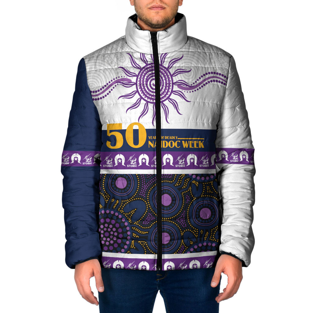 Storm NAIDOC Week Personalised Padded Jacket Aboriginal Torres Strait Islanders Vibe