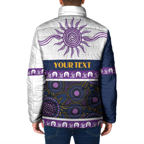 Storm NAIDOC Week Personalised Padded Jacket Aboriginal Torres Strait Islanders Vibe