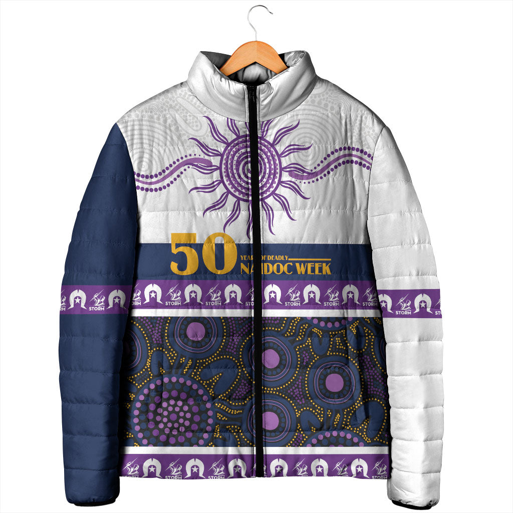Storm NAIDOC Week Personalised Padded Jacket Aboriginal Torres Strait Islanders Vibe