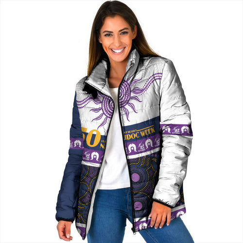 Storm NAIDOC Week Personalised Padded Jacket Aboriginal Torres Strait Islanders Vibe