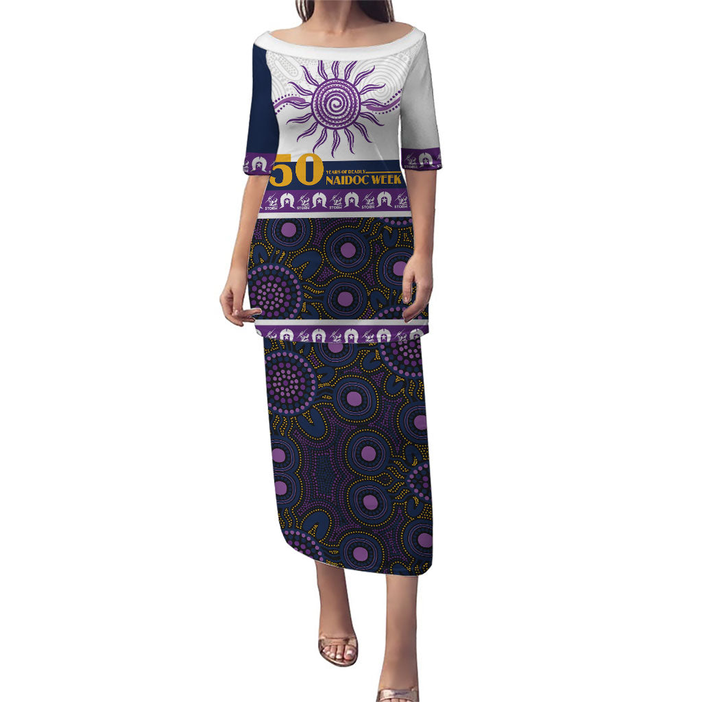 Storm NAIDOC Week Personalised Puletasi Aboriginal Torres Strait Islanders Vibe