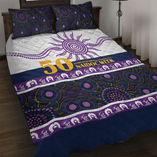 Storm NAIDOC Week Quilt Bed Set Aboriginal Torres Strait Islanders Vibe