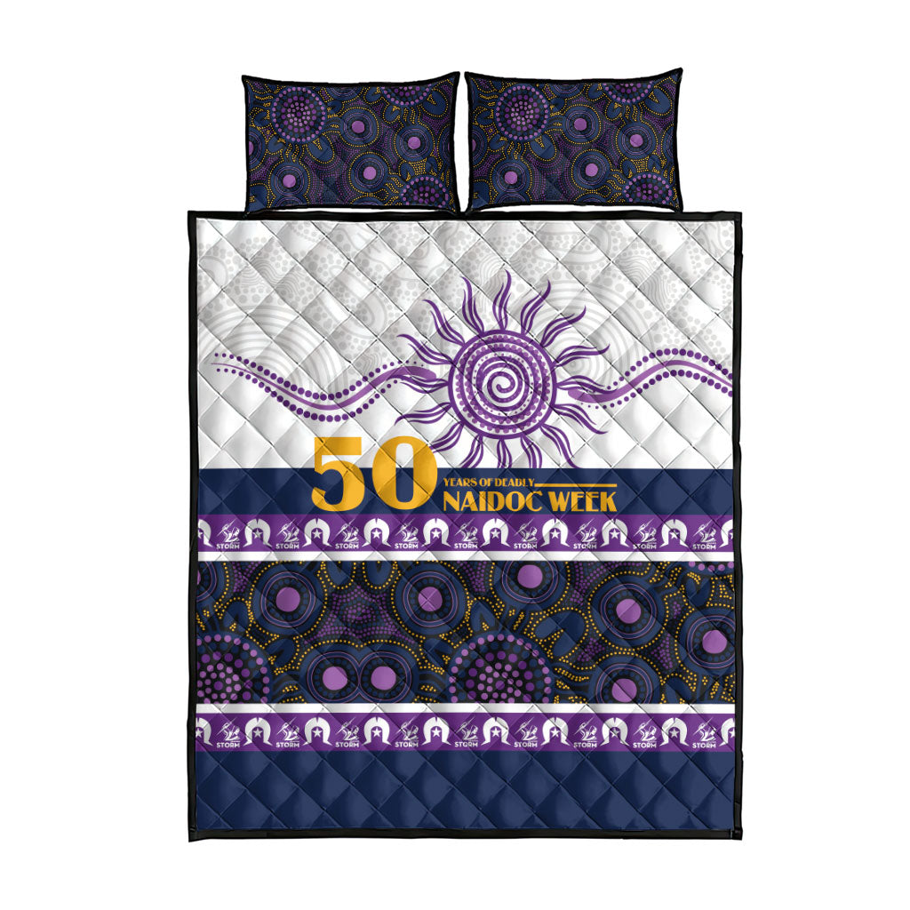 Storm NAIDOC Week Quilt Bed Set Aboriginal Torres Strait Islanders Vibe