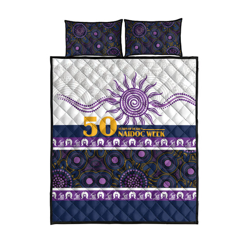 Storm NAIDOC Week Quilt Bed Set Aboriginal Torres Strait Islanders Vibe