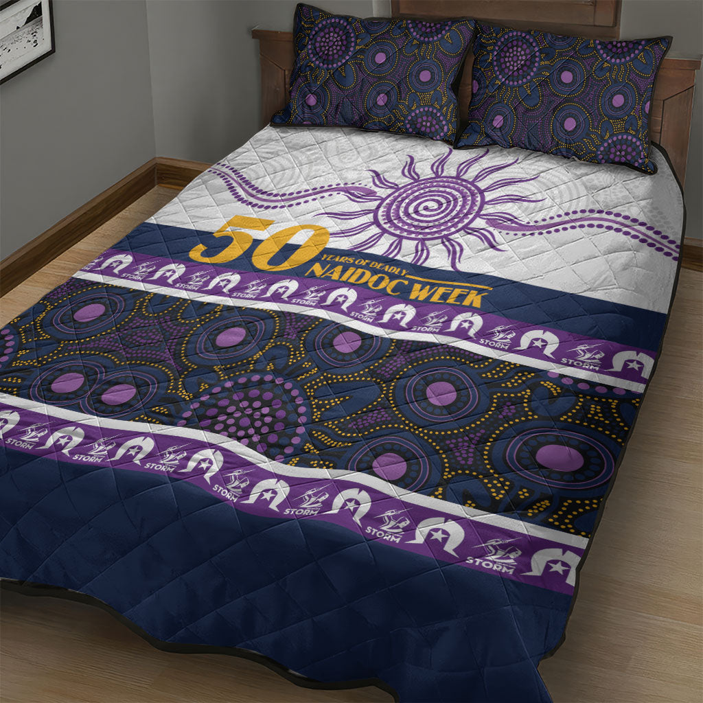 Storm NAIDOC Week Quilt Bed Set Aboriginal Torres Strait Islanders Vibe