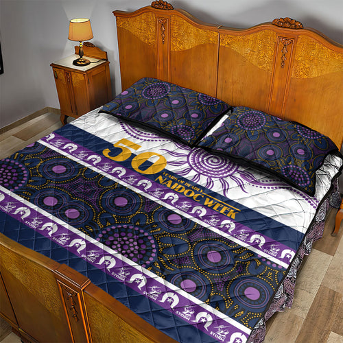 Storm NAIDOC Week Quilt Bed Set Aboriginal Torres Strait Islanders Vibe