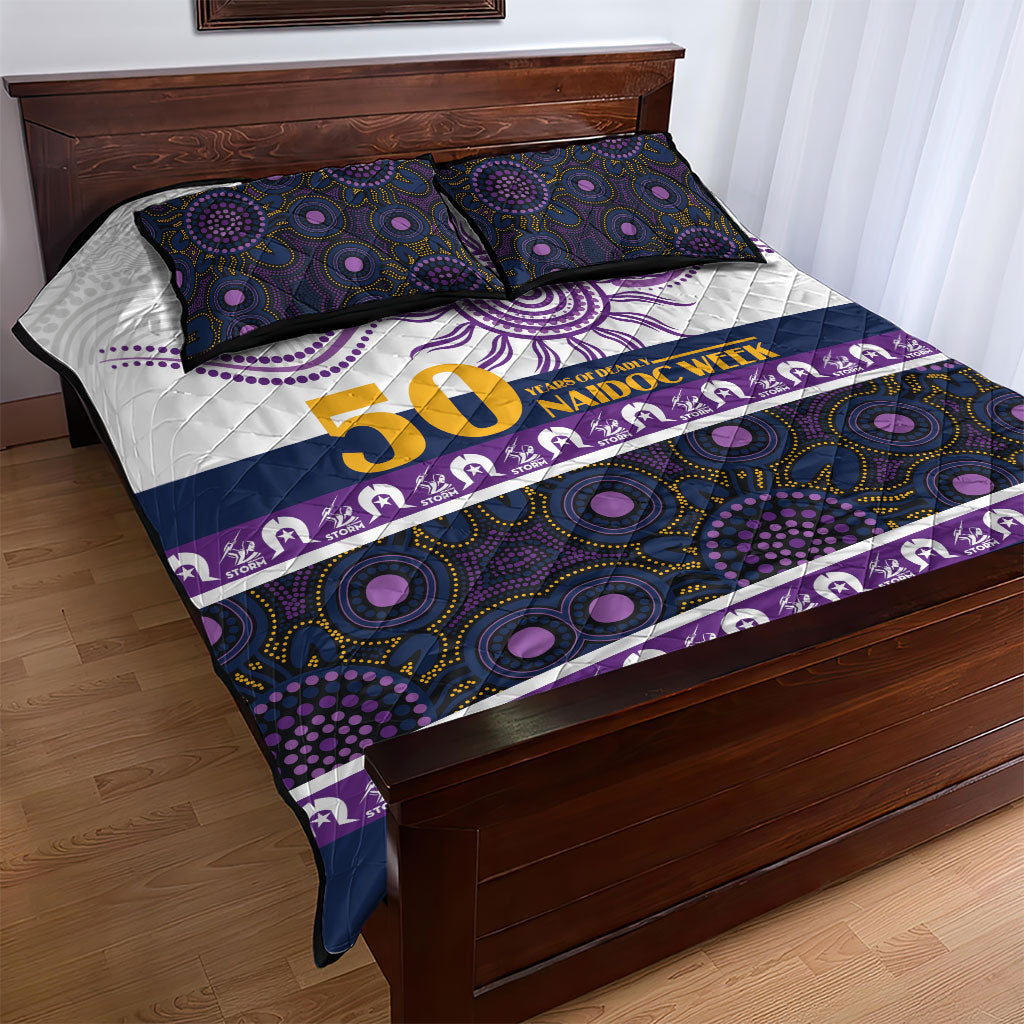 Storm NAIDOC Week Quilt Bed Set Aboriginal Torres Strait Islanders Vibe