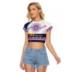 Storm NAIDOC Week Personalised Raglan Cropped T Shirt Aboriginal Torres Strait Islanders Vibe