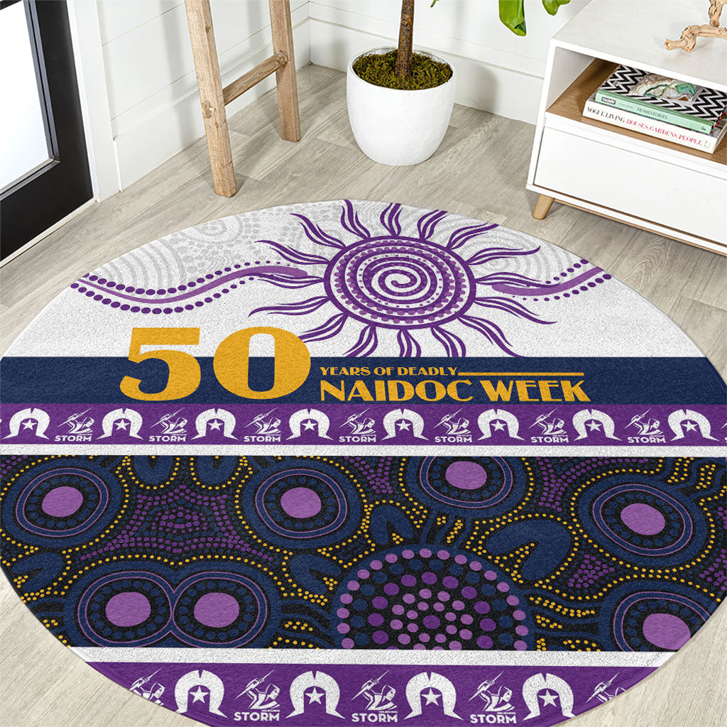 Storm NAIDOC Week Round Carpet Aboriginal Torres Strait Islanders Vibe