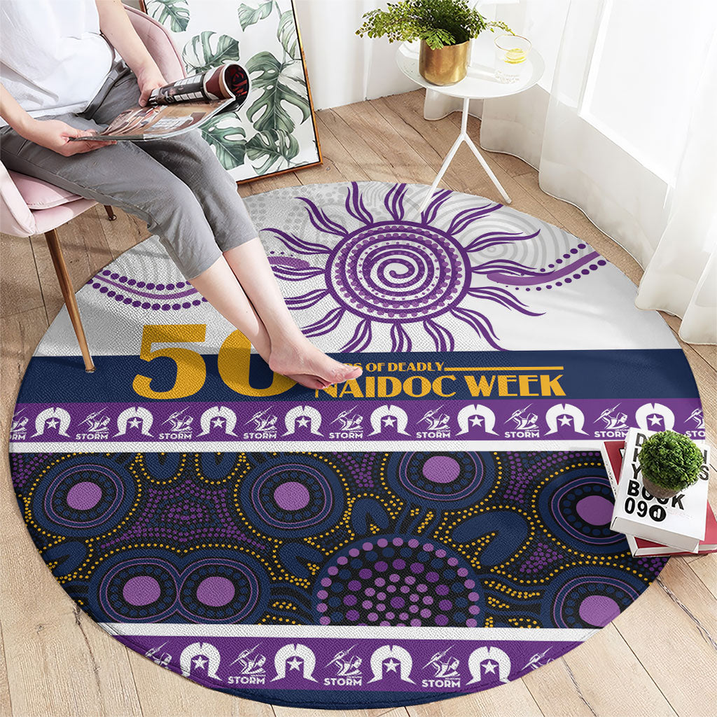 Storm NAIDOC Week Round Carpet Aboriginal Torres Strait Islanders Vibe