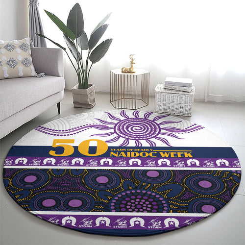 Storm NAIDOC Week Round Carpet Aboriginal Torres Strait Islanders Vibe