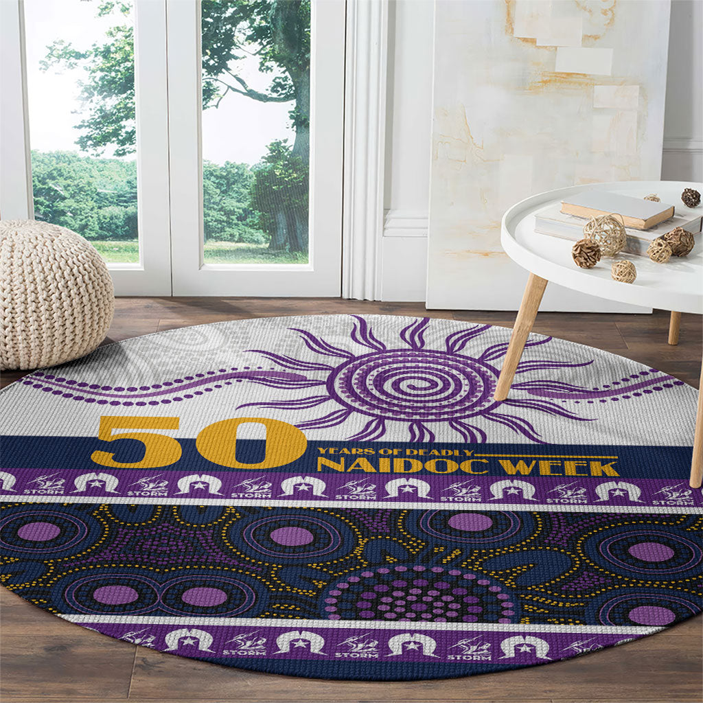 Storm NAIDOC Week Round Carpet Aboriginal Torres Strait Islanders Vibe