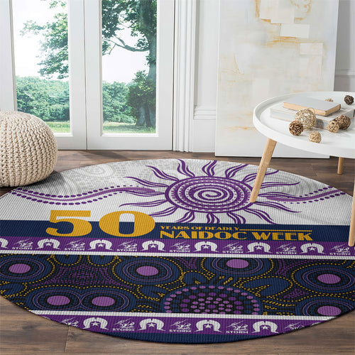 Storm NAIDOC Week Round Carpet Aboriginal Torres Strait Islanders Vibe