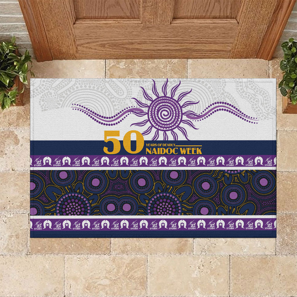 Storm NAIDOC Week Rubber Doormat Aboriginal Torres Strait Islanders Vibe