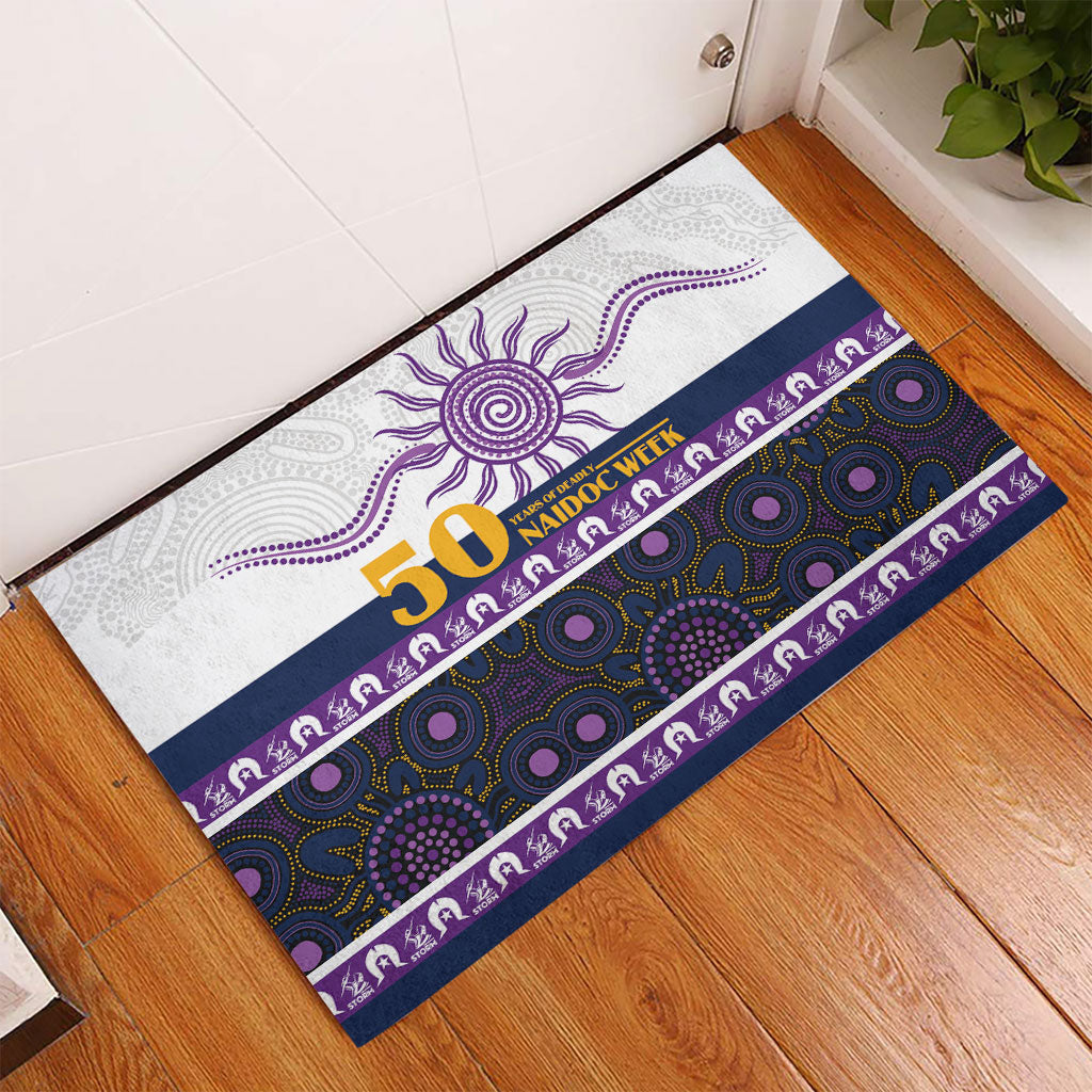 Storm NAIDOC Week Rubber Doormat Aboriginal Torres Strait Islanders Vibe