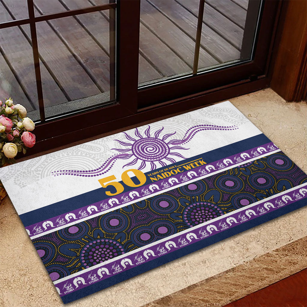 Storm NAIDOC Week Rubber Doormat Aboriginal Torres Strait Islanders Vibe
