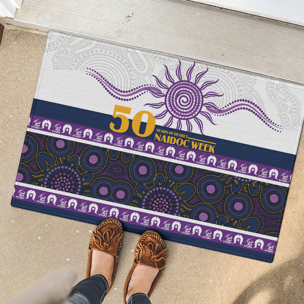 Storm NAIDOC Week Rubber Doormat Aboriginal Torres Strait Islanders Vibe