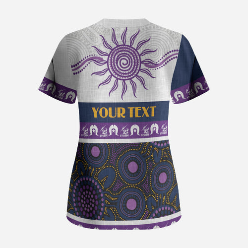 Storm NAIDOC Week Personalised Scrub Top Aboriginal Torres Strait Islanders Vibe
