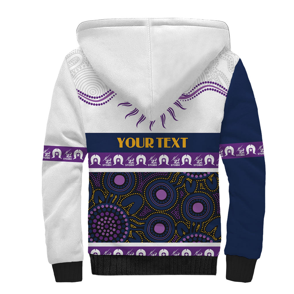 Storm NAIDOC Week Personalised Sherpa Hoodie Aboriginal Torres Strait Islanders Vibe