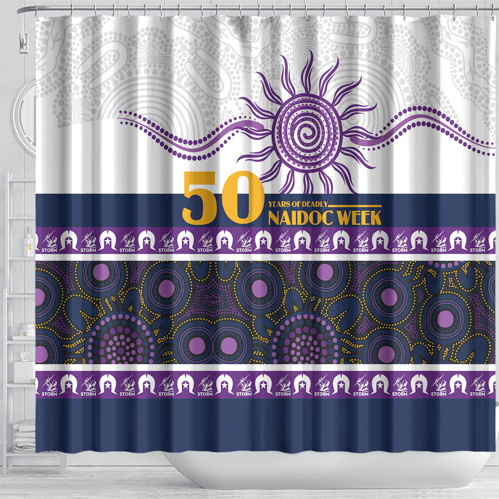 Storm NAIDOC Week Shower Curtain Aboriginal Torres Strait Islanders Vibe
