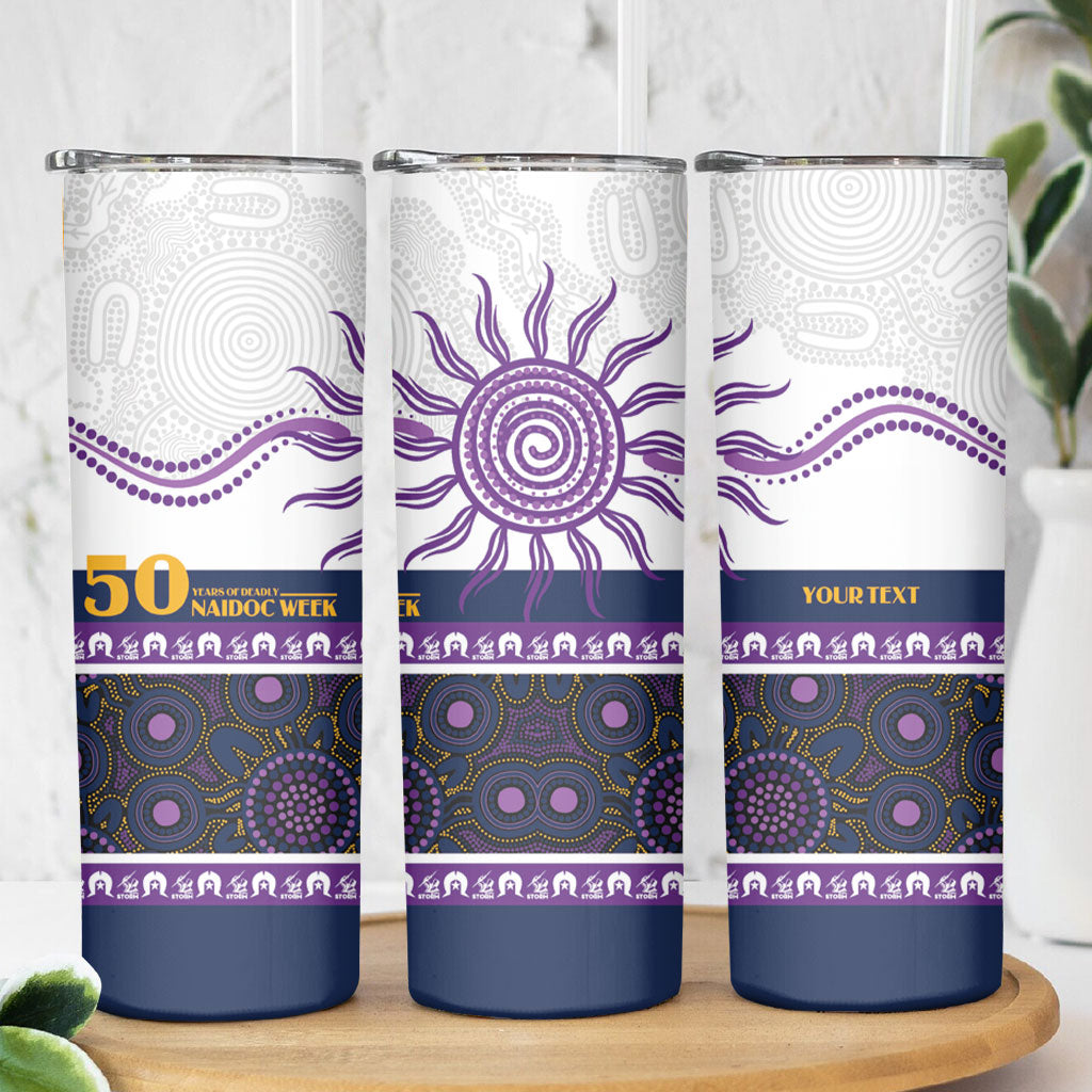 Storm NAIDOC Week Personalised Skinny Tumbler Aboriginal Torres Strait Islanders Vibe