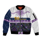 Storm NAIDOC Week Personalised Sleeve Zip Bomber Jacket Aboriginal Torres Strait Islanders Vibe