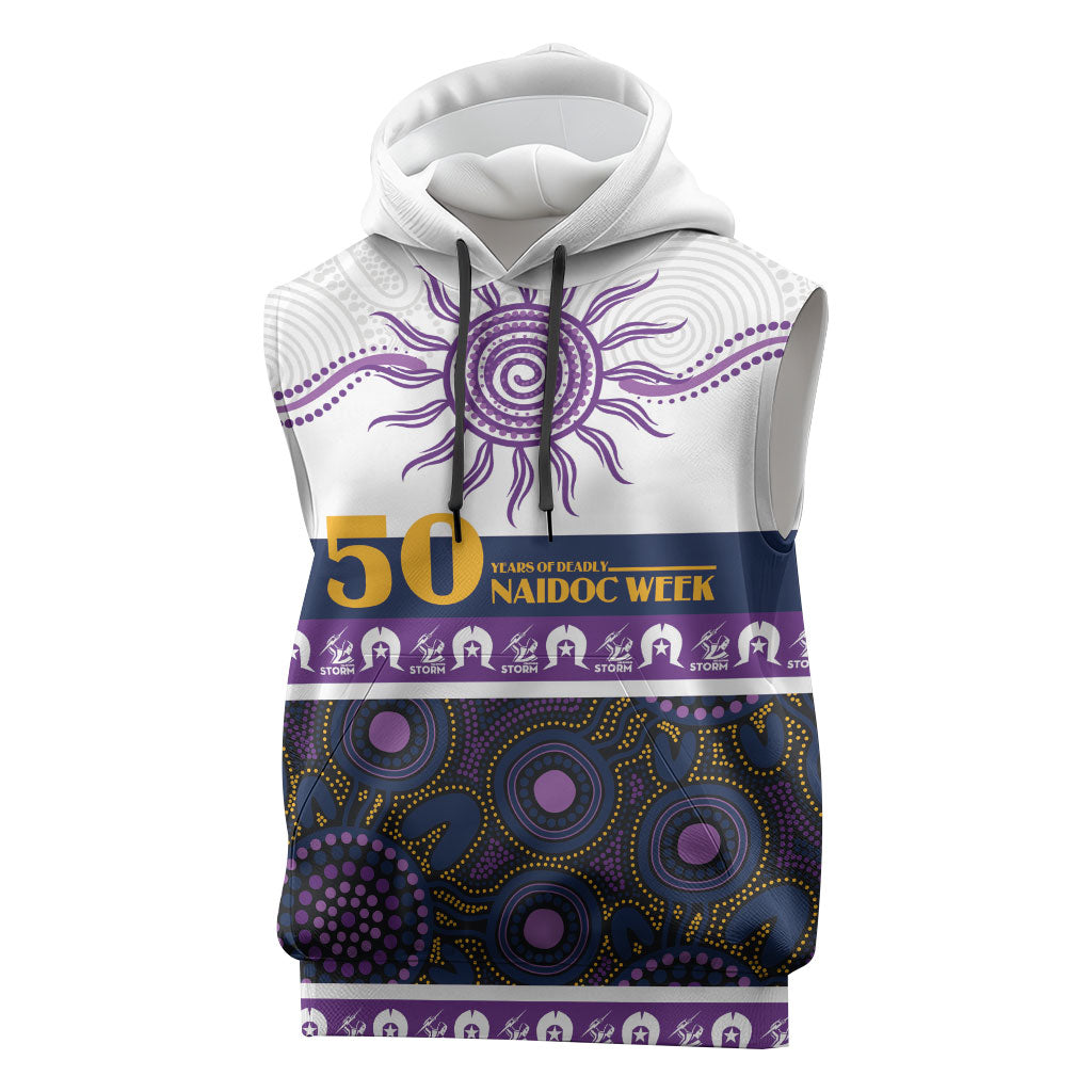 Storm NAIDOC Week Personalised Sleeveless Hoodie Aboriginal Torres Strait Islanders Vibe