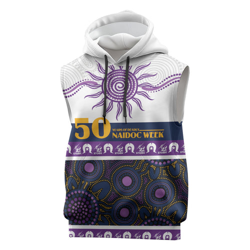 Storm NAIDOC Week Personalised Sleeveless Hoodie Aboriginal Torres Strait Islanders Vibe