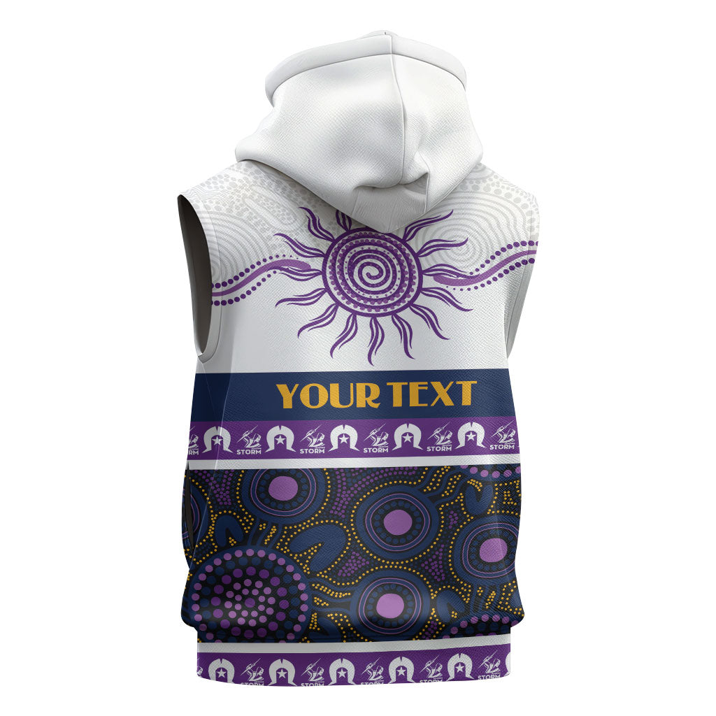 Storm NAIDOC Week Personalised Sleeveless Hoodie Aboriginal Torres Strait Islanders Vibe