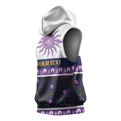 Storm NAIDOC Week Personalised Sleeveless Hoodie Aboriginal Torres Strait Islanders Vibe