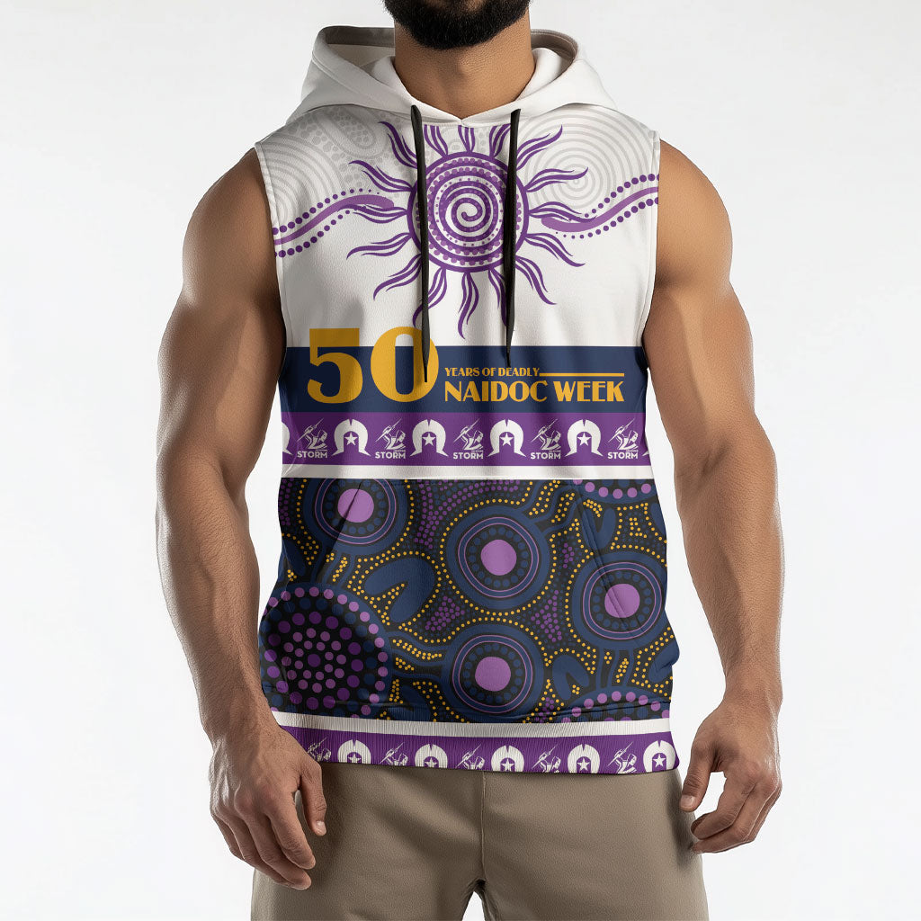 Storm NAIDOC Week Personalised Sleeveless Hoodie Aboriginal Torres Strait Islanders Vibe