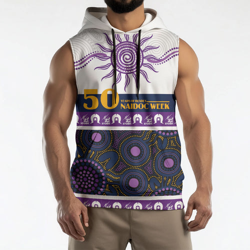 Storm NAIDOC Week Personalised Sleeveless Hoodie Aboriginal Torres Strait Islanders Vibe