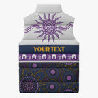 Storm NAIDOC Week Personalised Sleeveless Puffer Jacket Aboriginal Torres Strait Islanders Vibe