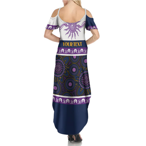 Storm NAIDOC Week Personalised Summer Maxi Dress Aboriginal Torres Strait Islanders Vibe