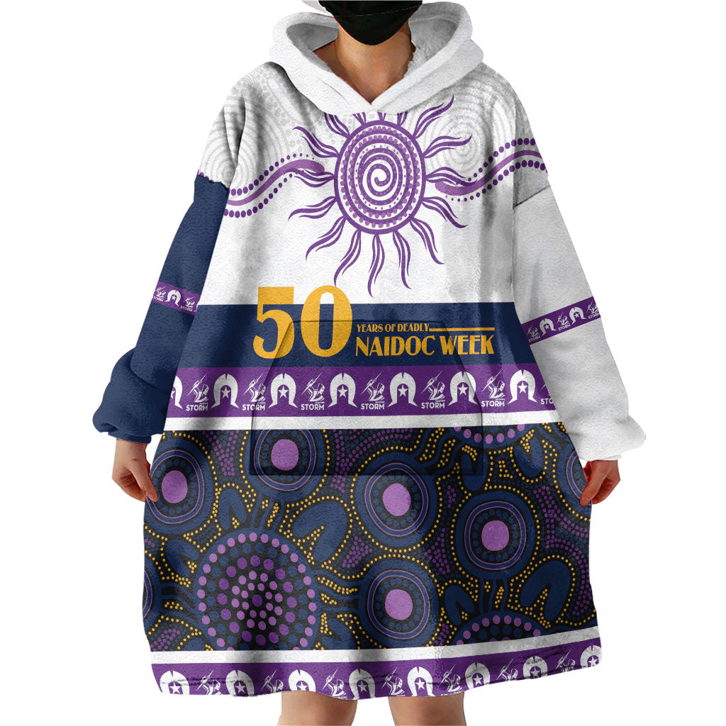 Storm NAIDOC Week Personalised Wearable Blanket Hoodie Aboriginal Torres Strait Islanders Vibe