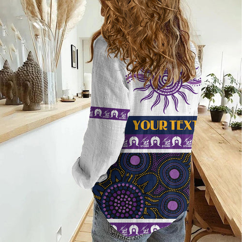 Storm NAIDOC Week Personalised Women Casual Shirt Aboriginal Torres Strait Islanders Vibe