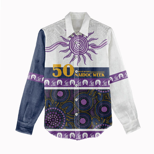 Storm NAIDOC Week Personalised Women Casual Shirt Aboriginal Torres Strait Islanders Vibe