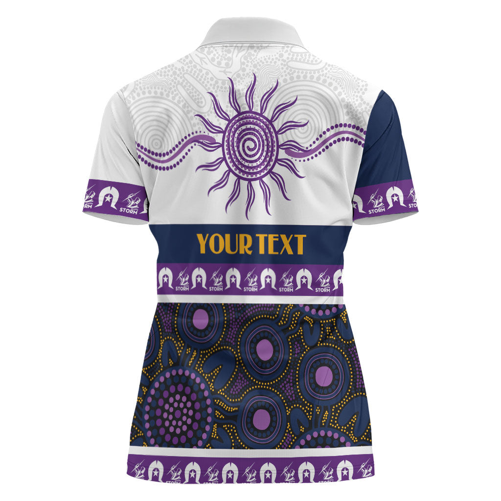 Storm NAIDOC Week Personalised Women Polo Shirt Aboriginal Torres Strait Islanders Vibe