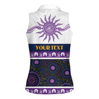 Storm NAIDOC Week Personalised Women Sleeveless Polo Shirt Aboriginal Torres Strait Islanders Vibe