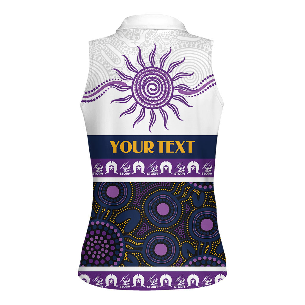 Storm NAIDOC Week Personalised Women Sleeveless Polo Shirt Aboriginal Torres Strait Islanders Vibe