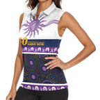 Storm NAIDOC Week Personalised Women Sleeveless Polo Shirt Aboriginal Torres Strait Islanders Vibe