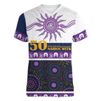 Storm NAIDOC Week Personalised Women V-Neck T-Shirt Aboriginal Torres Strait Islanders Vibe